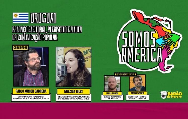 FCINA (@integracionlac) on Twitter photo ¡Novedad importante!
Somos América, un programa dedicado a la integración regional y la disputa de ideas en el continente, se estrenará este martes 29, 18h Ar/Br/Chi/Py/Uy con un especial sobre las elecciones en Uruguay. Míralo en youtu.be/wqZp_2acc4M
<a href="/cbaraodeitarare/">Barão de Itararé</a> ¡Novedad importante!
Somos América, un programa dedicado a la integración regional y la disputa de ideas en el continente, se estrenará este martes 29, 18h Ar/Br/Chi/Py/Uy con un especial sobre las elecciones en Uruguay. Míralo en youtu.be/wqZp_2acc4M
<a href="/cbaraodeitarare/">Barão de Itararé</a>