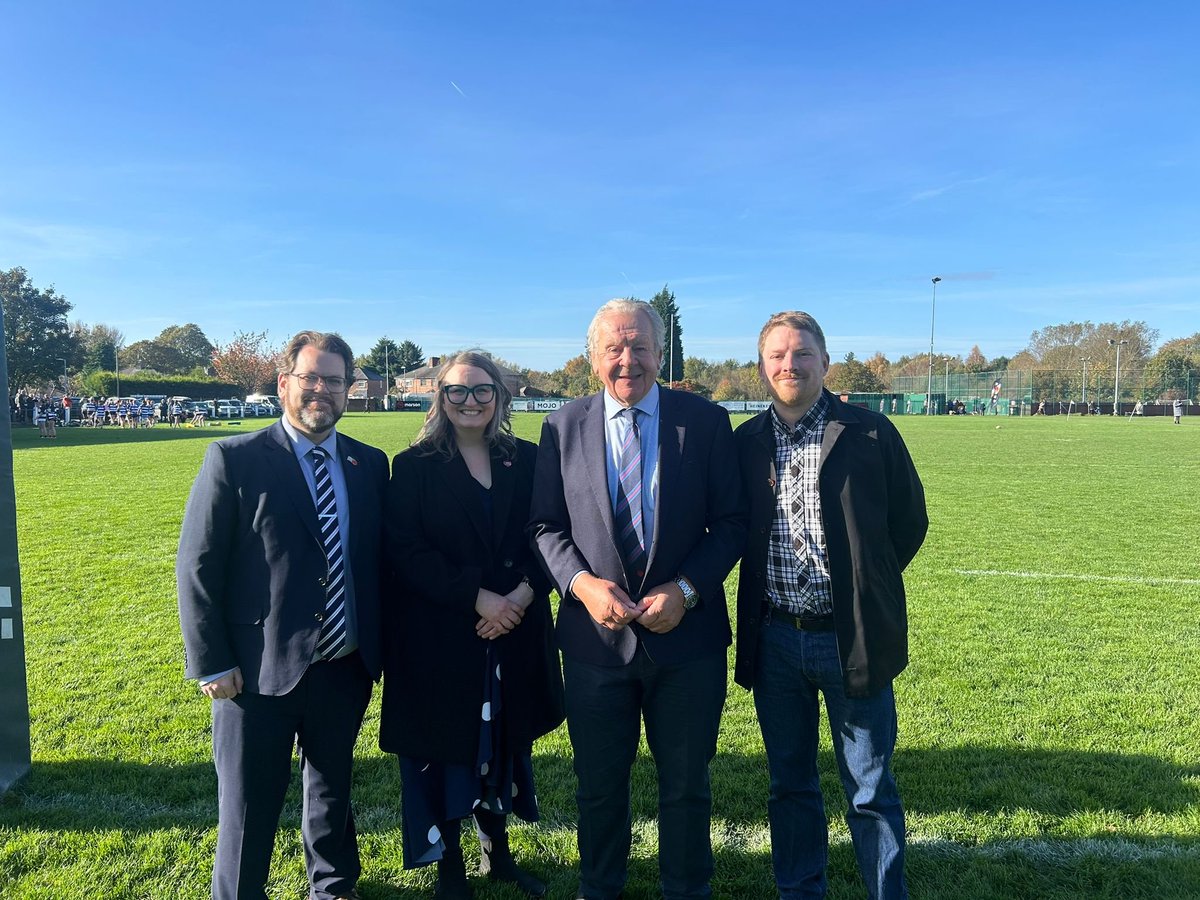 Delighted to open the new facilities at Eccles Rugby Club yesterday. Really impressed with their new facilities &amp; the amount of girls &amp; boys playing.