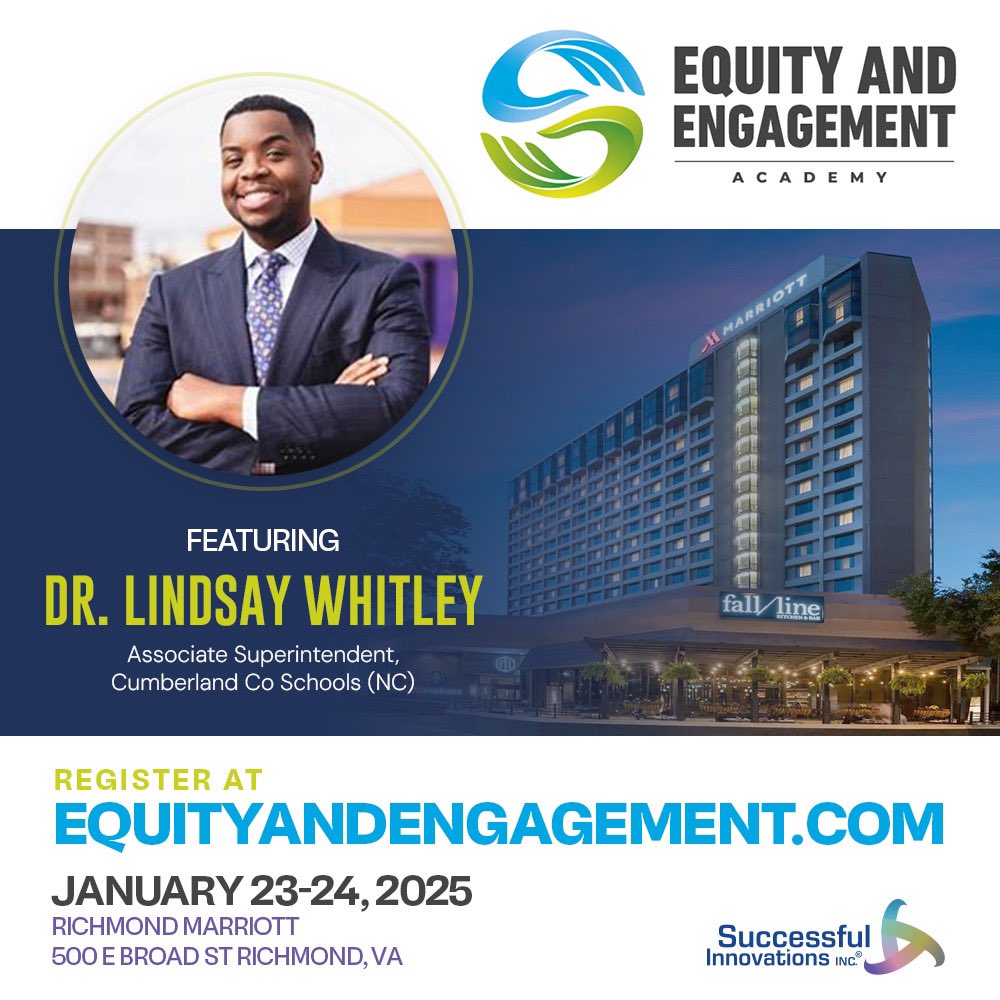Literacy and Engagement Academy (@ee_academy1) on Twitter photo Have you registered for the Equity and Engagement Academy? If not, do so today so you don’t miss out on learning and networking with some of our nation’s finest! Join <a href="/lindsaywhitley/">Dr. Lindsay A. Whitley</a> and a host of other TOP leaders in education! <a href="/VDOE_News/">VDOE News</a> <a href="/VA_Supt/">Emily Anne Gullickson, M.Ed. J.D.</a> <a href="/DrJamesLane/">James Lane</a> <a href="/ZBauermaster/">Zac Bauermaster</a> Have you registered for the Equity and Engagement Academy? If not, do so today so you don’t miss out on learning and networking with some of our nation’s finest! Join <a href="/lindsaywhitley/">Dr. Lindsay A. Whitley</a> and a host of other TOP leaders in education! <a href="/VDOE_News/">VDOE News</a> <a href="/VA_Supt/">Emily Anne Gullickson, M.Ed. J.D.</a> <a href="/DrJamesLane/">James Lane</a> <a href="/ZBauermaster/">Zac Bauermaster</a>