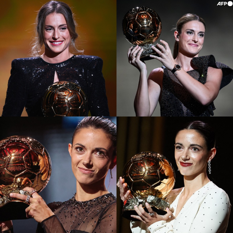 ✅ 2021: Alexia Putellas ganó el Balón de Oro.
✅ 2022: Alexia Putellas ganó el Balón de Oro.
✅ 2023: Aitana Bonmatí ganó el Balón de Oro.
✅ 2024: Aitana Bonmatí ganó el Balón de Oro.

LAS REINAS DEL FÚTBOL SON DEL FC BARCELONA.