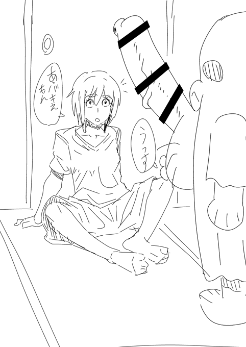 朝のテンションで何も考えずに描いた。 