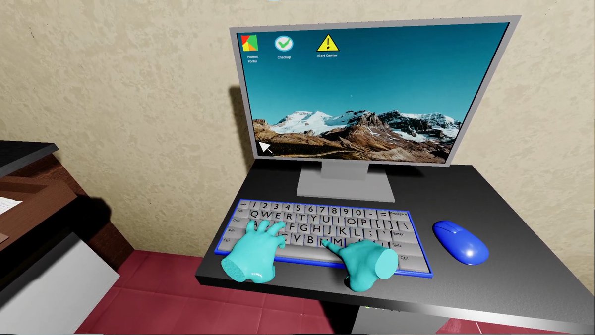 MathewTomberlin's tweet photo. Well, my time building haptic VR games for HaptX is over and I'm looking for new work! Here's some screenshots of the G1 haptic VR demo that won Best of Show at #AWE2024

#gamedevelopment #vr #haptics https://t.co/Z8BGrzCbju