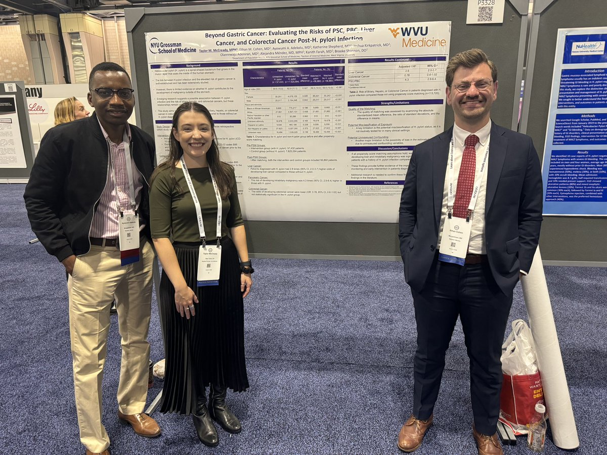 Ethan M. Cohen, MD (@ethancohenmed) on Twitter photo Another year at <a href="/AmCollegeGastro/">ACG</a>, another major success!
15 posters with 4 outstanding poster presenter distinctions for the team! Hugely grateful for my mentors, colleagues, and <a href="/WVU_GI/">WVU GI Fellowship</a>.
<a href="/RohitAgrawalMD/">Rohit Agrawal</a> <a href="/mdmarathon/">Justin Kupec</a> <a href="/GJenhadam/">GIJenhadam</a> <a href="/TandonKp/">Kanwarpreet Tandon</a> <a href="/shailsingh/">Shailendra Singh</a> <a href="/ShyamTMD/">Shyam Thakkar, MD</a> Another year at <a href="/AmCollegeGastro/">ACG</a>, another major success!
15 posters with 4 outstanding poster presenter distinctions for the team! Hugely grateful for my mentors, colleagues, and <a href="/WVU_GI/">WVU GI Fellowship</a>.
<a href="/RohitAgrawalMD/">Rohit Agrawal</a> <a href="/mdmarathon/">Justin Kupec</a> <a href="/GJenhadam/">GIJenhadam</a> <a href="/TandonKp/">Kanwarpreet Tandon</a> <a href="/shailsingh/">Shailendra Singh</a> <a href="/ShyamTMD/">Shyam Thakkar, MD</a>