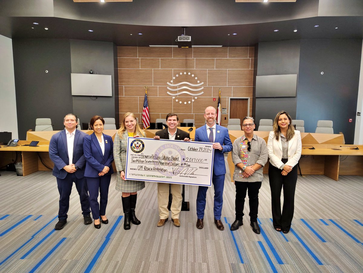 BrownsvilleNews's tweet photo. Resaca rehab: US Rep. Vicente Gonzalez announces new funding | #RGV 

🔗: https://t.co/EwsrXI67RU https://t.co/D0DPZ0H08M
