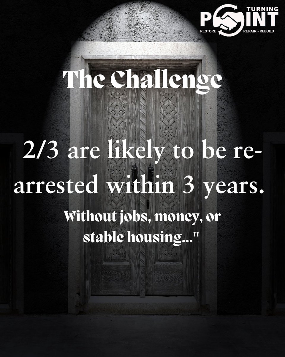 TurningPointAOD's tweet photo. Each year, many individuals face the challenges of reentry after incarceration. At Turning Point, we’re committed to providing essential support for their journey to independence. Join us in helping people like Donald thrive! Your contributions truly make a difference. https://t.co/m6N7KQQnpG