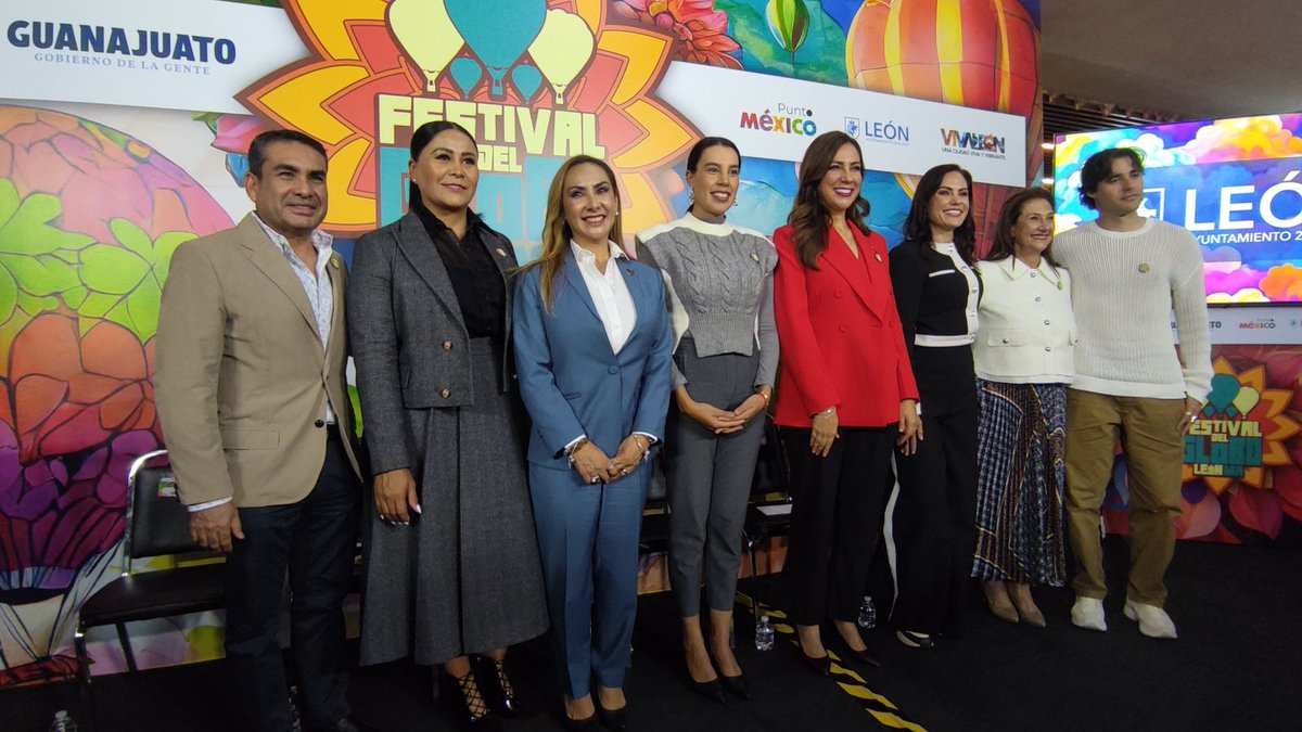 Esta tarde dimos la bienvenida a la gobernadora de Guanajuato, <a href="/LibiaDennise/">Libia Dennise</a>, y al equipo del <a href="/FIGLeon/">Festival Internacional del Globo León, Mx.</a>  2024. Este destacado evento se celebrará del 15 al 18 de noviembre, con actividades culturales que encantarán a todos. 🎈

Recuerden que Guanajuato será nuestro estado invitado