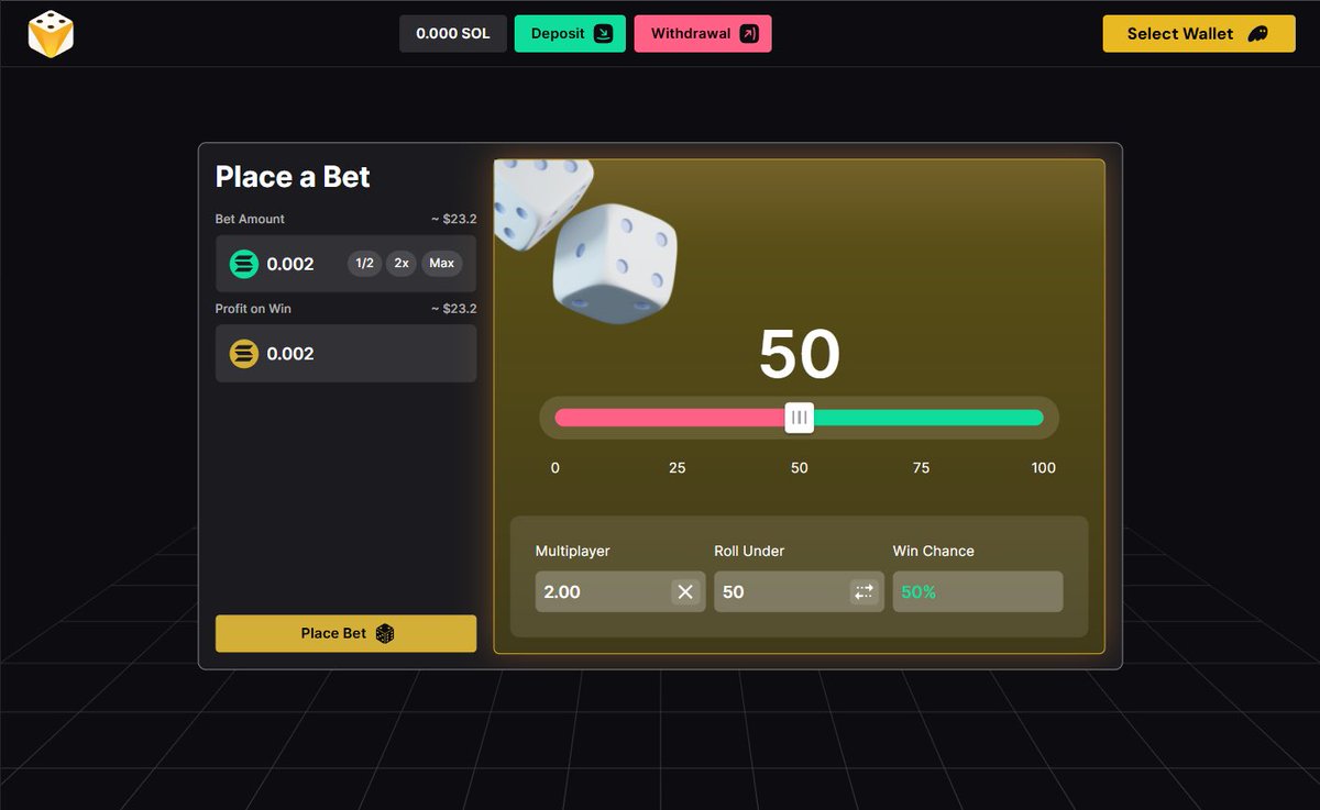 TryDiceDegen's tweet image. And suddenly the dice are rolling 🎲 

Like + Retweet for a chance to win whitelist!