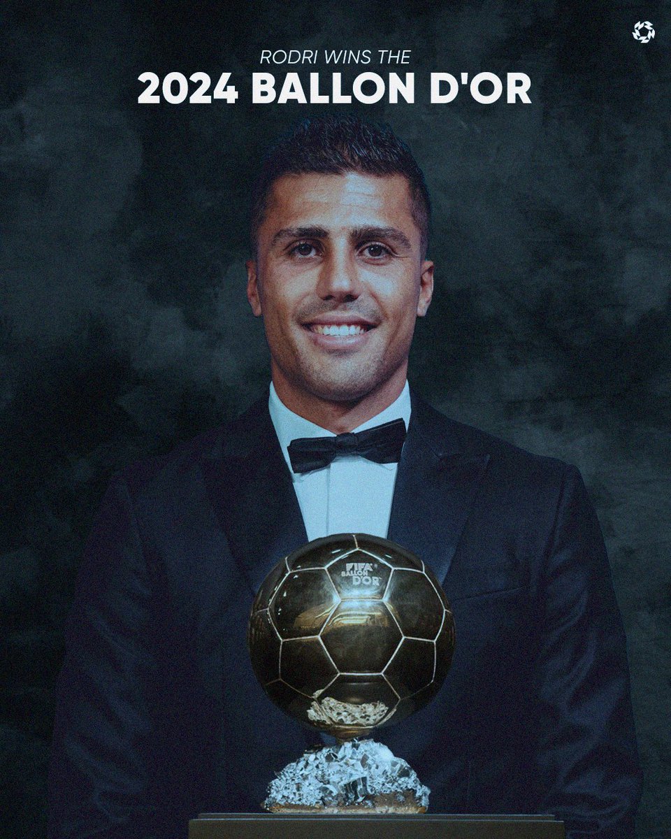 PFA's tweet image. RODRI!

The winner of the 2024 #BallonDor. 

An incredible achievement and well deserved recognition. 👏🇪🇸