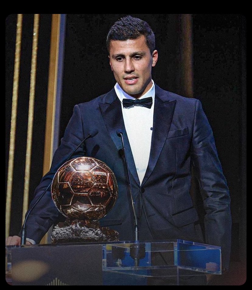 KAI_ALBERT29's tweet photo. RODRI !!!!! 
YOUR 2024 BALLON D’OR WINNER https://t.co/VHqnDl5Kee