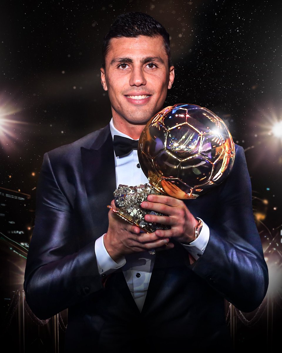 Rodri wins Ballon d’Or 2024.