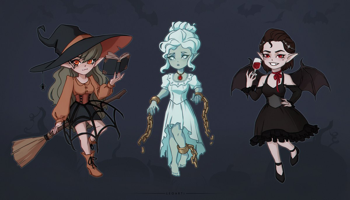 leoarti_'s tweet image. ✦ Adoptable Halloween Chibi✦ 

 SetPrice: $50  

  PAYMENT   
- Boosty    
- Hipolink     

Comment or DM to claim
 #adoptablesopen