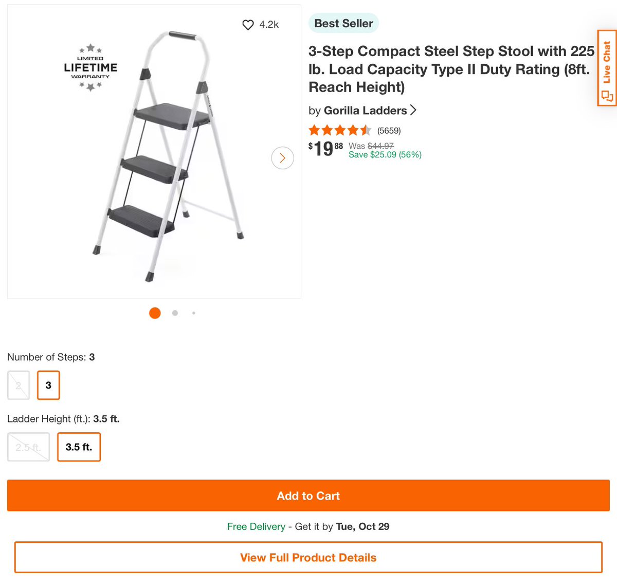 LordOfDiscounts's tweet photo. 🦍 Gorilla Ladders 3-Step Compact Steel Step Stool with 225 lb. Load Capacity Type II Duty Rating (8ft. Reach Height) now $19.88 via The Home Depot

🔗 - https://t.co/H9qoHjO20l

#LRDeal | #AD https://t.co/cp7P0e2xt7