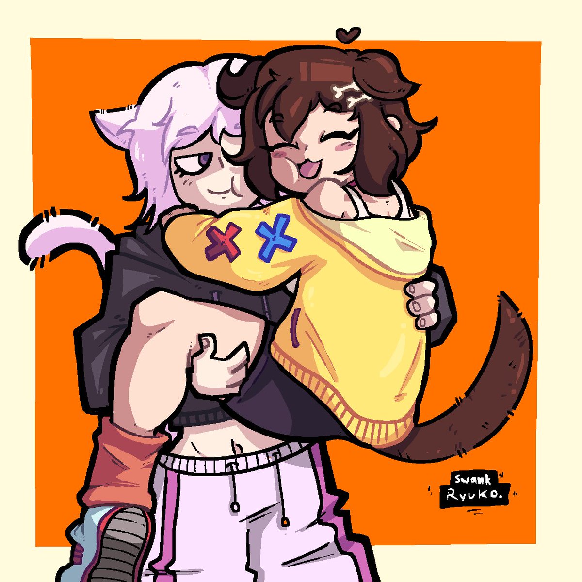KulSkelet0n's tweet photo. I got something wholesome for u 🫶🏻 

#Okayu #Korone #Vtuber #Hololive #Fanart #draw #cat #dog #love #KoroneandOkayu https://t.co/xGP5b4QL7k