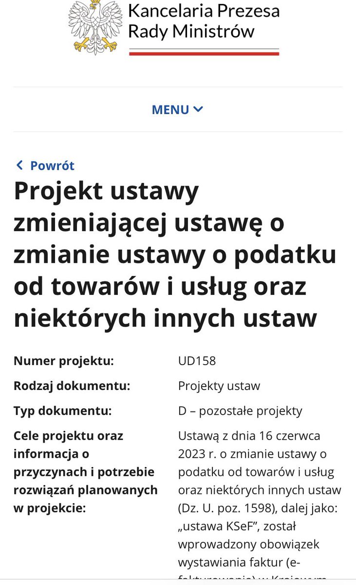 W wykazie prac RM - „dalsze losy systemu KSeF 👇

„ w projekcie proponuje się wprowadzenie rozwiązań, które uproszczą wdrożenie KSeF i jego stosowanie przez podatników zwłaszcza w pierwszym okresie stosowania systemu…”