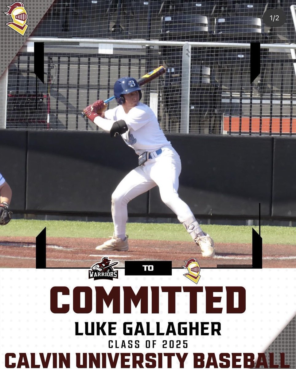 Michigan Bulls 16U - Guzik (@mibullsguzik16u) on Twitter photo Congrats to our guy <a href="/LukeGallagher28/">Luke Gallagher</a> on the commitment to <a href="/CalvinBaseball/">Calvin Baseball</a> !! Nobody works harder than you Luke💪🏼 #sko Congrats to our guy <a href="/LukeGallagher28/">Luke Gallagher</a> on the commitment to <a href="/CalvinBaseball/">Calvin Baseball</a> !! Nobody works harder than you Luke💪🏼 #sko
