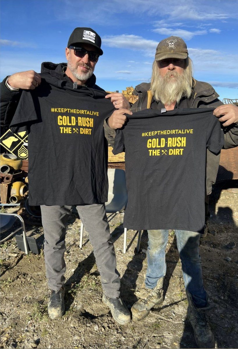 thedirtGR's tweet photo. 2024 Giveaway!! #23
Let’s get THE DIRT back on our TV’s . Get our voice heard!!
Follow this page and RETWEET this tweet for a chance to WIN this T Shirt, open worldwide,
few different sizes available 
Good luck, Only Mediums left! #KEEPTHEDIRTALIVE @Discovery @Gold_Rush #GoldRush #Retweet  @ChristoDoyle thanks to everyone for the support!!!