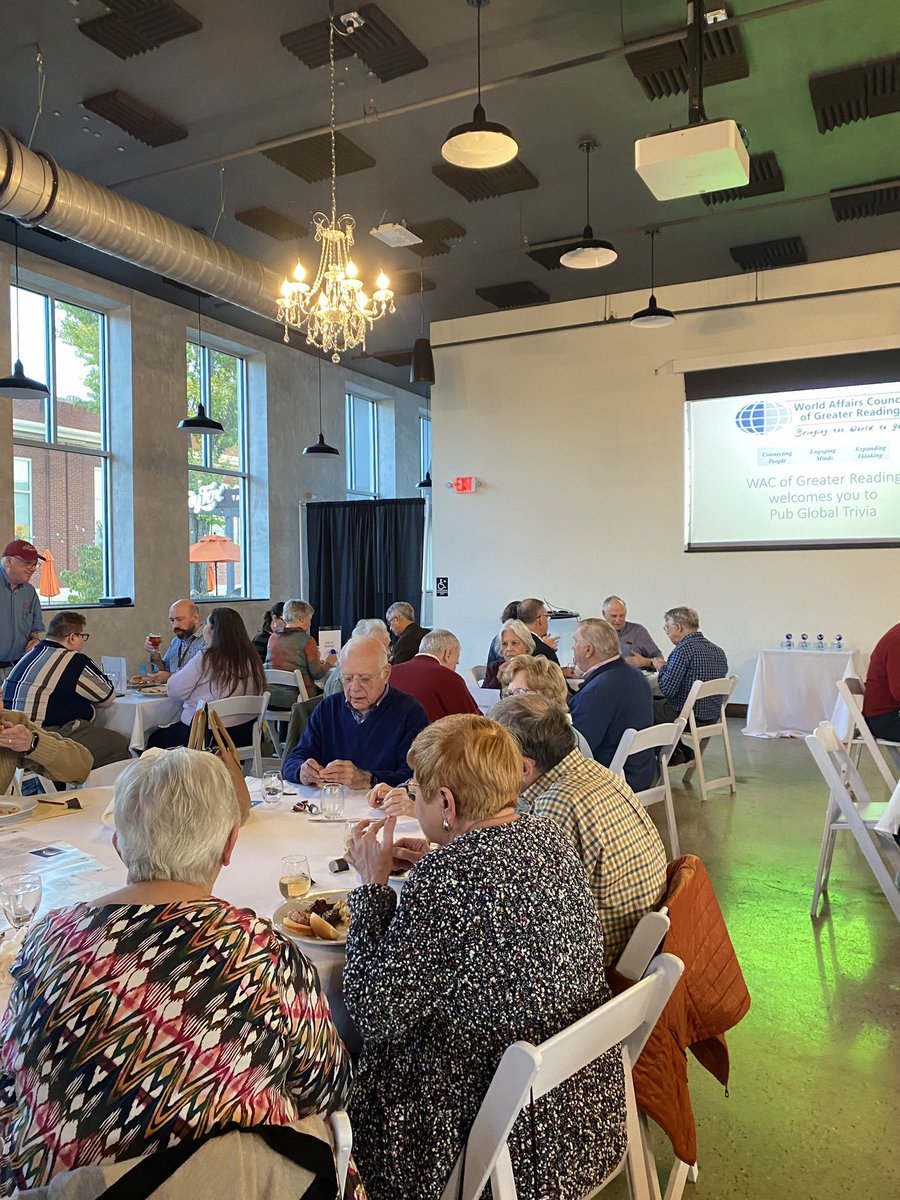 WACReading's tweet image. A massive thank you to everyone who joined us for our annual Global Pub Trivia Challenge! 🧠🍻 Special appreciation to the wonderful staff at Sly Fox Wyomissing for making it all possible, as well as Jo Painter. 🙌👏 Can't wait to see you all next year for more fun and facts!