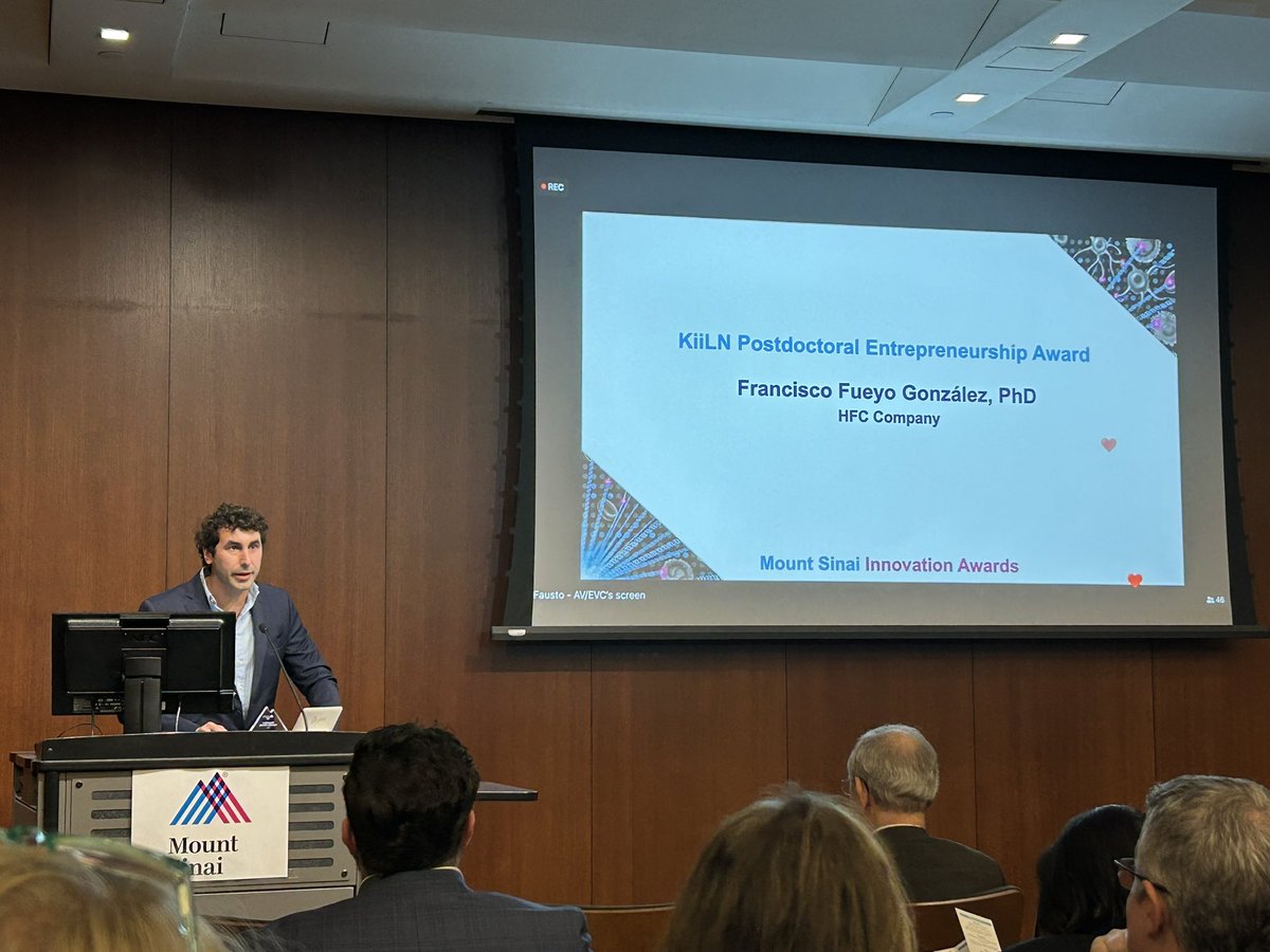ninagoerlich (@ninagoerlich) on Twitter photo Congrats to my brilliant colleague and friend Francisco Fueyo Gonzalez, who was awarded the KiiLN Award at <a href="/IcahnMountSinai/">Icahn School of Medicine at Mount Sinai</a> for his company, HFC, which develops nitrogen-based fuel cell technology addressing both waste management and energy generation! 🏆 #Innovation Congrats to my brilliant colleague and friend Francisco Fueyo Gonzalez, who was awarded the KiiLN Award at <a href="/IcahnMountSinai/">Icahn School of Medicine at Mount Sinai</a> for his company, HFC, which develops nitrogen-based fuel cell technology addressing both waste management and energy generation! 🏆 #Innovation