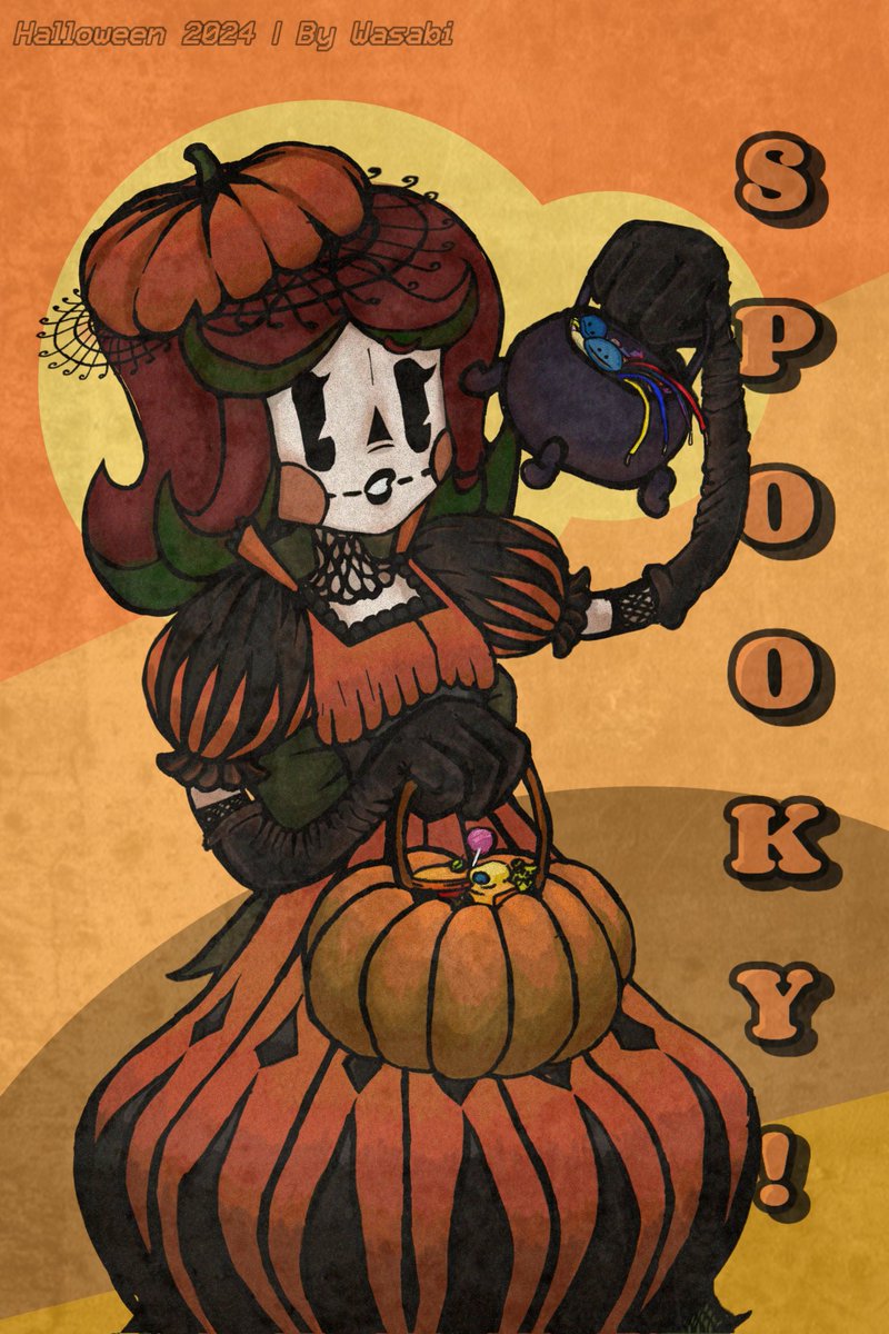 DMF_Fred_Hope's tweet photo. | 𝙷𝚊𝚙𝚙𝚢 𝚂𝚙𝚘𝚘𝚔𝚢 𝚆𝚎𝚎𝚔!
Annie hopes all of you have a great Spooky Week!

• Art by : Wasabi https://t.co/wQjCO44gJV