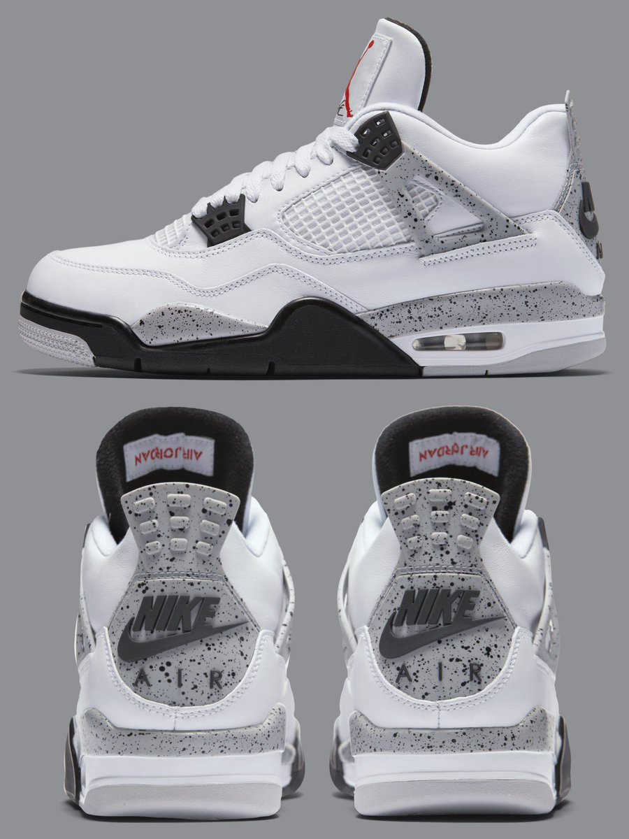 The Air Jordan 4 Retro "White Cement" Returns May 24th 🐘 bit.ly/3zKx5uw