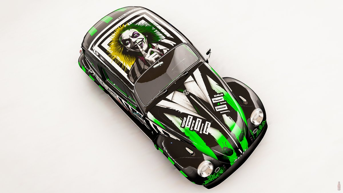 Drcolabottle's tweet photo. VW Beetle
Beetlejuice livery by @Fallenwolf_146
SC: 131 123 258
@ForzaHorizon #ForzaScare #ForzaHorizon5 #VirtualPhotography #VGPunite #FH5 #Gamephoto #TheCapturedCollective #GhostArts #ForzaShare https://t.co/OdrdKBZU3t