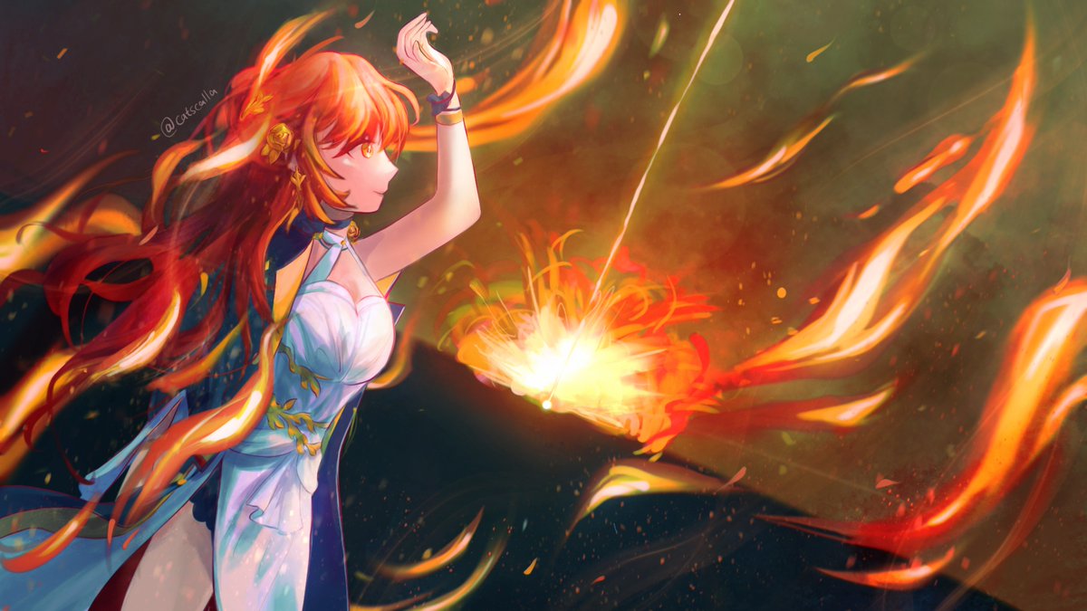 #HonkaiStarRail 
himeko my beloved
I finished this several months ago, i think say that every time i post