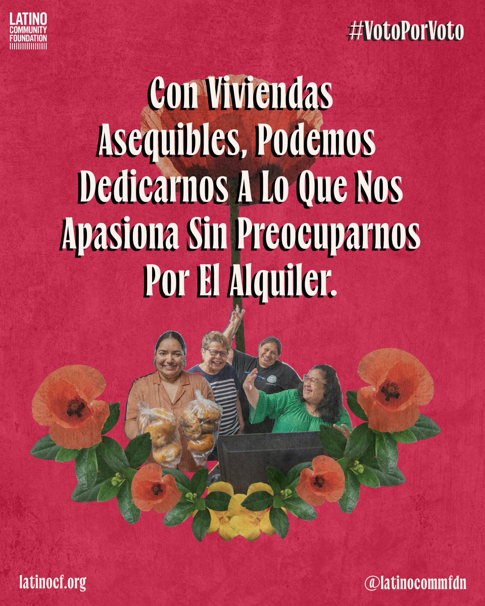 LatinoCommFdn's tweet photo. Estamos a 8 días del día de las elecciones, ¿ya leíste tu guía de información para votantes?
Vote SÍ a la Proposición 5 para ampliar las viviendas asequibles en todo California
Todos merecen vivir en un hogar seguro y asequible.
#Prop5 #AffordableHousing #YesOnCaProp5 https://t.co/zV5EVcrlok