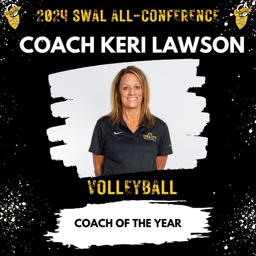 Congrats to the following earning All-Conference recognition!
Ella Vosberg-Co-Player of the Year and 1st Team
Isabella Digman-1st Team
Lainey Runde-1st Team
Alexis Runde-1st Team
Maya Misky-Honorable Mention
Aly Ingersoll-Honorable Mention
Coach Keri Lawson-2024 Coach of the Year