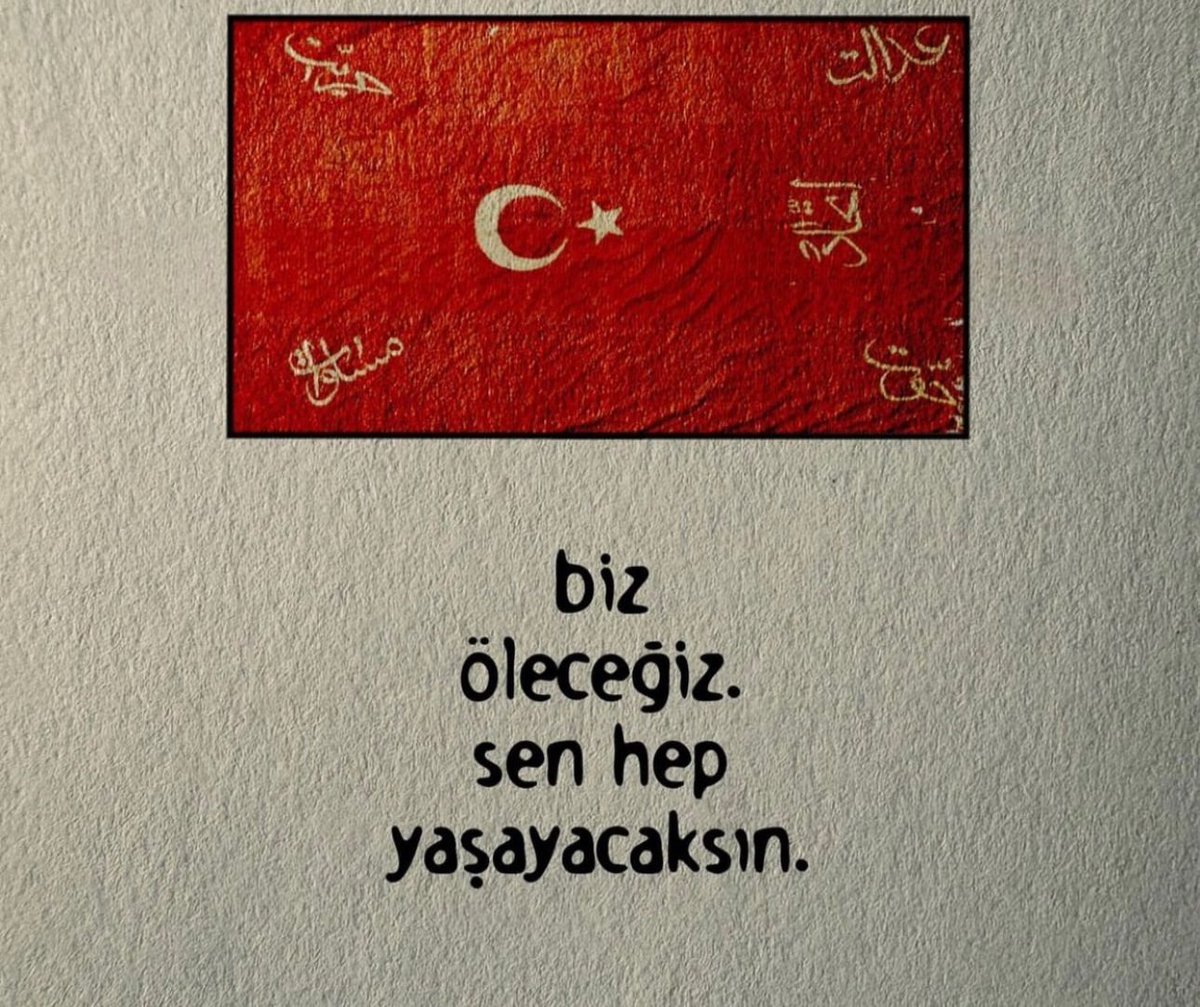 Biz öleceğiz ! Sen hep yaşayacaksın ! 🇹🇷#29ekim