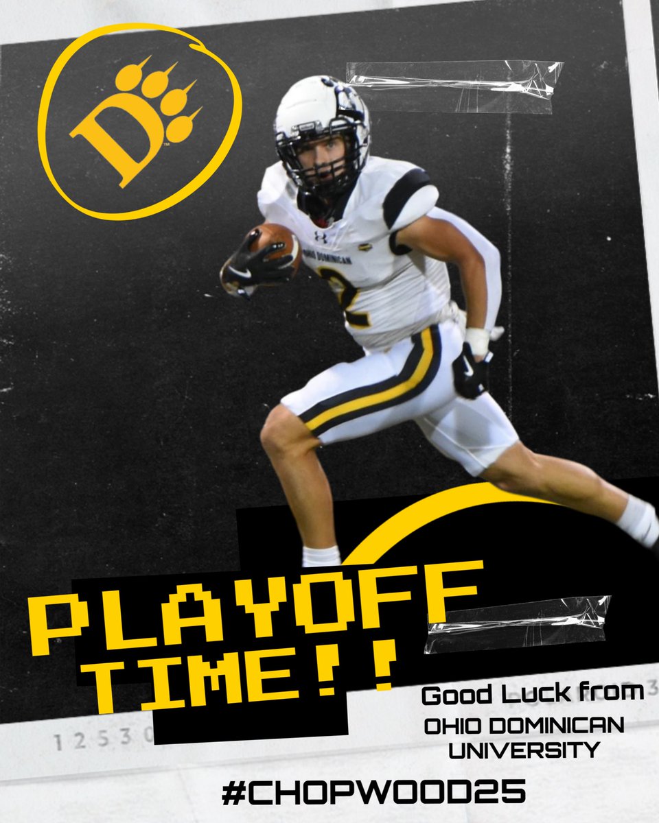 Playoff Time in Ohio and all around the Midwest!!
Leave it all out on the field 

Make sure to tag me in those highlights 
I’m always watching!!

#ChopWood25