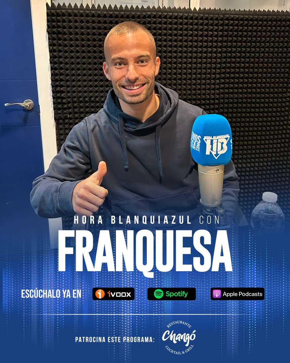 horablanquiazul's tweet photo. 📻 PODCAST | Ya podéis escuchar el programa de este lunes con Enric Franquesa (@enricfranquesa), jugador del @CDLeganes
🍊 https://t.co/OinCK5fsP0
🍐 https://t.co/EMCxtwHQgD
🍎 https://t.co/vRVNvf5piE
#FranquesaHB https://t.co/pp2CFGlTxu