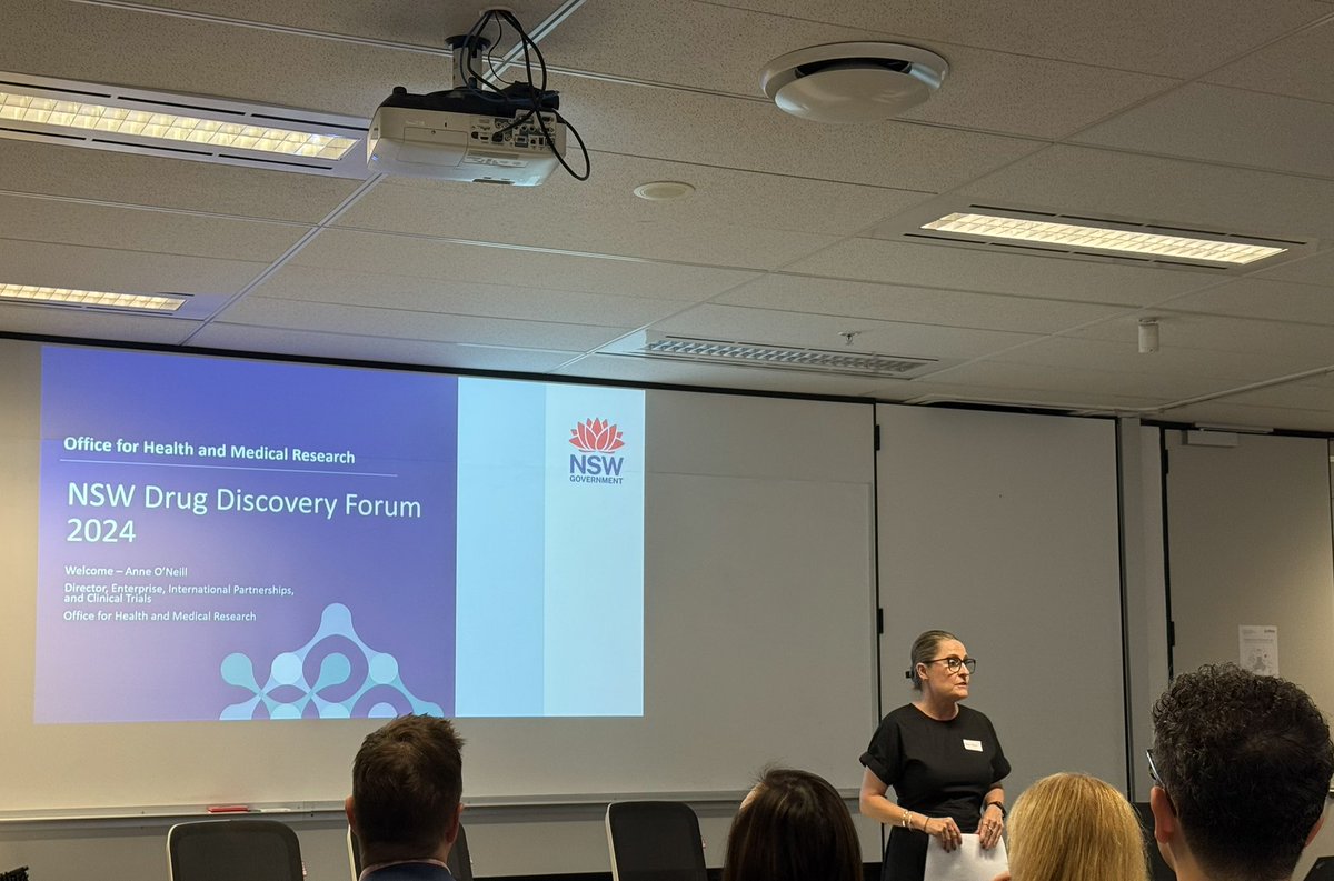 Ab Initio Pharma (@abinitiopharma) on Twitter photo Great to be at the Inaugural NSW Drug Discovery Forum. An exciting day of innovation ahead <a href="/AnneCONeill/">Anne O'Neill</a> opens the proceedings <a href="/MedResearchNSW/">NSW Medical Research</a> <a href="/Sydney_DDI/">Centre for Drug Discovery Innovation</a> <a href="/duncan_macinnis/">Duncan</a> <a href="/MTPConnect_AUS/">MTPConnect</a> Great to be at the Inaugural NSW Drug Discovery Forum. An exciting day of innovation ahead <a href="/AnneCONeill/">Anne O'Neill</a> opens the proceedings <a href="/MedResearchNSW/">NSW Medical Research</a> <a href="/Sydney_DDI/">Centre for Drug Discovery Innovation</a> <a href="/duncan_macinnis/">Duncan</a> <a href="/MTPConnect_AUS/">MTPConnect</a>