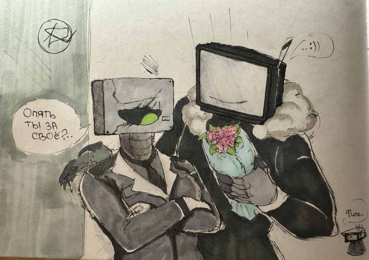 Mew_owo_we's tweet photo. - свидание???

#fanart #skibidi_toilet #SKIBIDITOILET #speakerW #oc #skibidi_toiletoc #cameramen #tvmen https://t.co/keUVC1OLtK