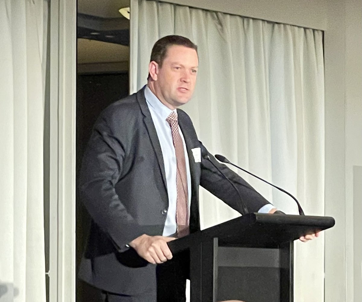 Dep Sec Hamish Hansford outlining excellent industry and govt security and threat collaboration #PSG2024