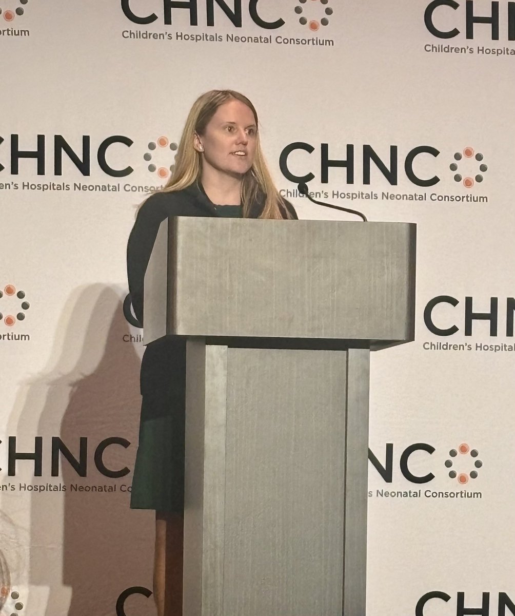 NeoConsortium's tweet photo. K. Taylor Wild from @ChildrensPhila representing the #micrognathia focus group in describing NICU outcomes of Treacher Collins and Nager syndromes
#2024chncsymposium https://t.co/M5XN0BVMvH