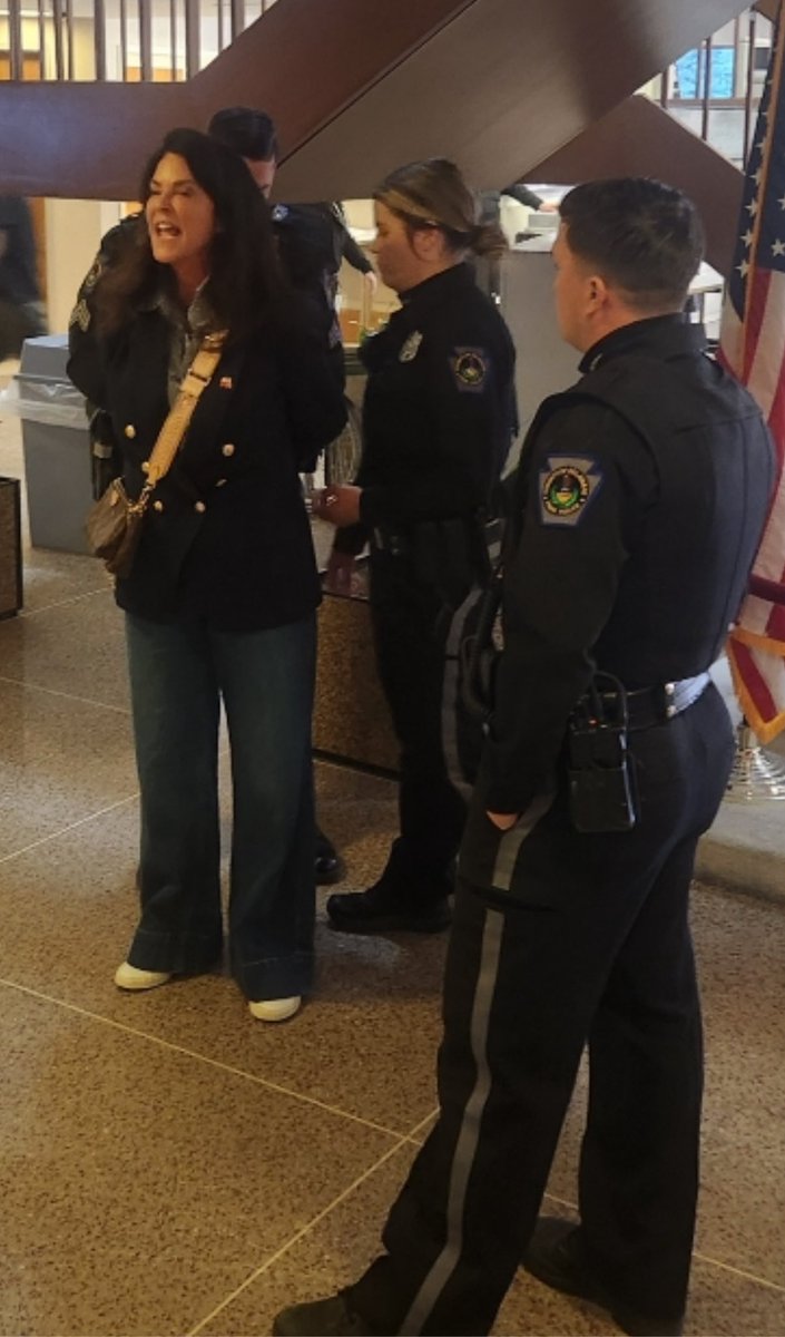 luckyvalpal's tweet image. Stay in line and #Vote!  They arrested me and I didn’t break any laws.  I encouraged people to stay in line and vote because the Democrats were discouraging voters from in person voting today in Delaware County.  In fact, the election worker told people in line to go to the…