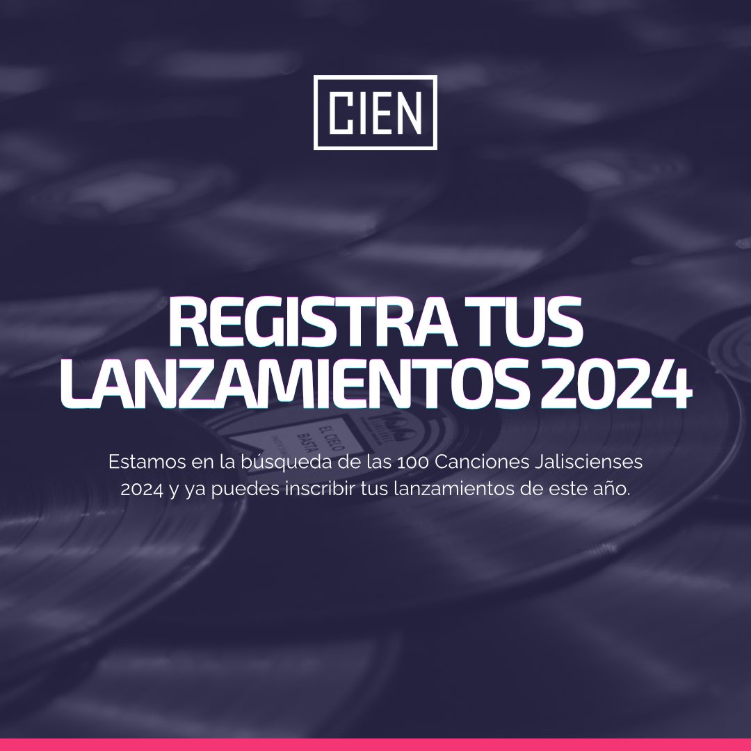 ¡Abrimos el registro para capturar todos los lanzamientos de 2024 rumbo a las 100 Canciones Jaliscienses! 

Este ejercicio es importante para nosotros, pues nos da un panorama amplio y ayuda muchísimo con el proceso. Les dejo el link: forms.gle/tL4Ladk3KyvPTS…