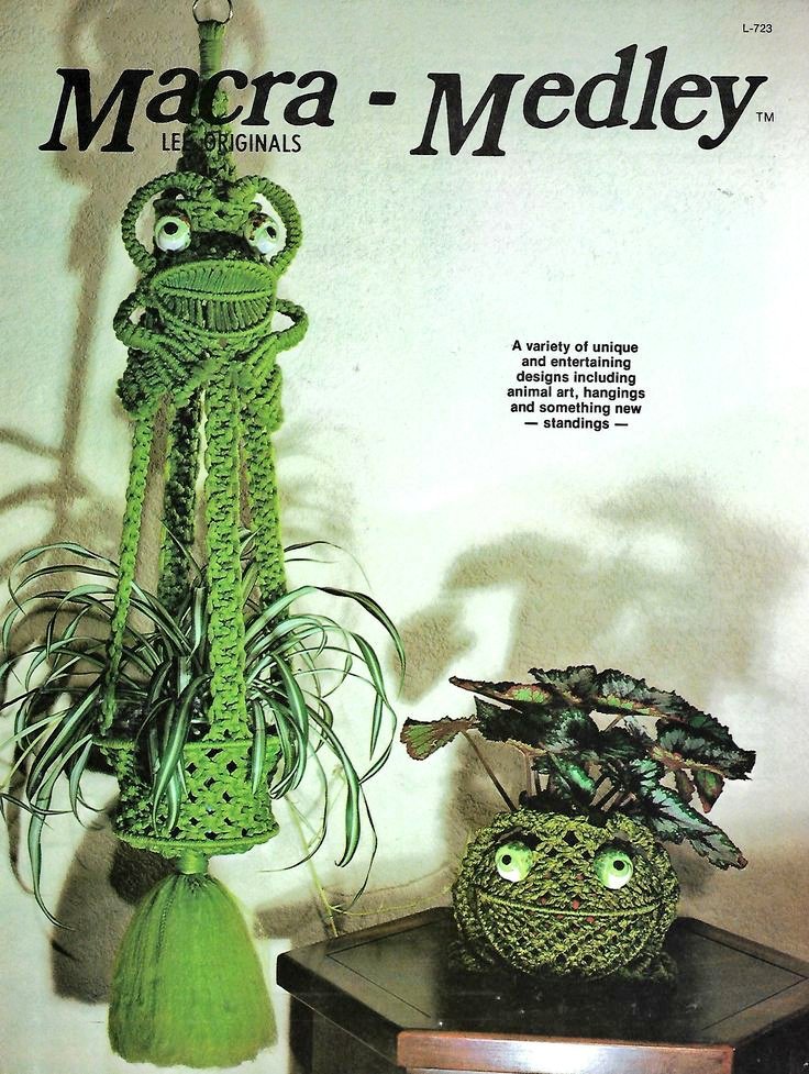 wendyOrourke's tweet image. Macra-Medley by Geraldine Jackson (1979) #Macrame