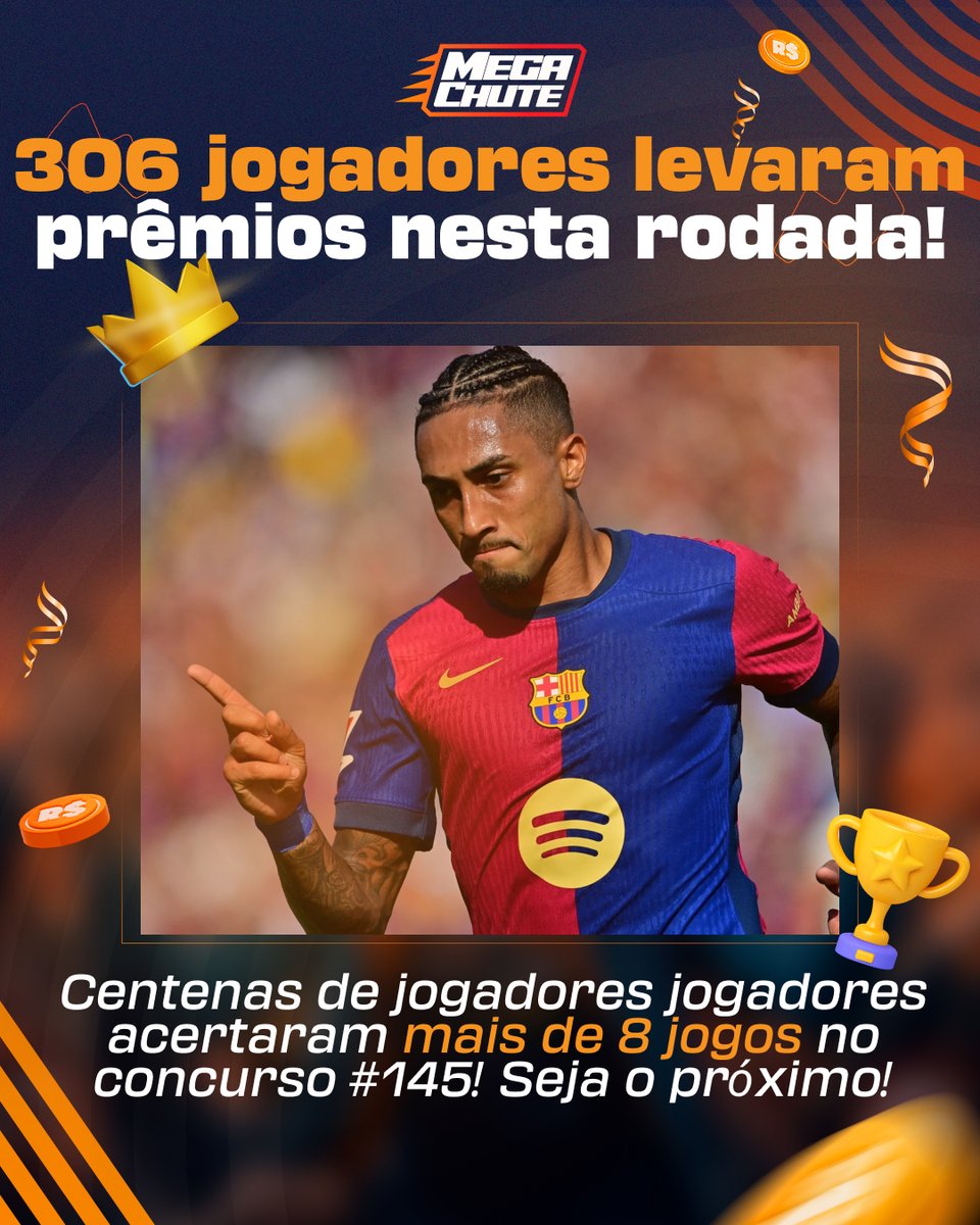 megachutebr's tweet photo. Mesmo numa rodada complicada, mais de 300 jogadores conseguiram levar prêmios em dinheiro nesta rodada!⚽🤑

Tá esperando o quê para criar a sua conta grátis e ganhar dinheiro com seus palpites em futebol?!🏆

Você não paga nada! Link na Bio💸 https://t.co/yZHLG8FzhL