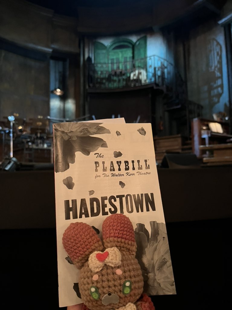 One last Show before I go back to real life and be broke! 
Practically can touch the actors from our seat