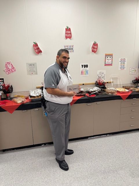 This month is Principal Appreciation Month and we are beyond blessed to have Mr. Crawley leading our campus! We wanted to show our appreciation with a delicious dessert bar and a gift card to one of his favorite places! #RangerPride