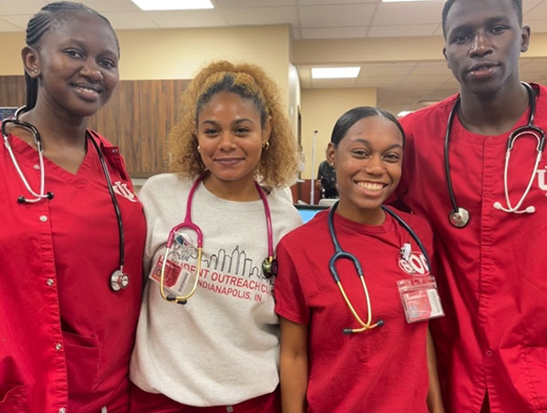 IUnursing's tweet photo. Moi University students Victor Kiplagat and Olivia Watta spent a whirlwind six weeks at #IUSON earlier this academic year as part of the first bilateral student exchange between the two universities. Read more: https://t.co/P1bSiphIpv https://t.co/xvhoFhk3ed