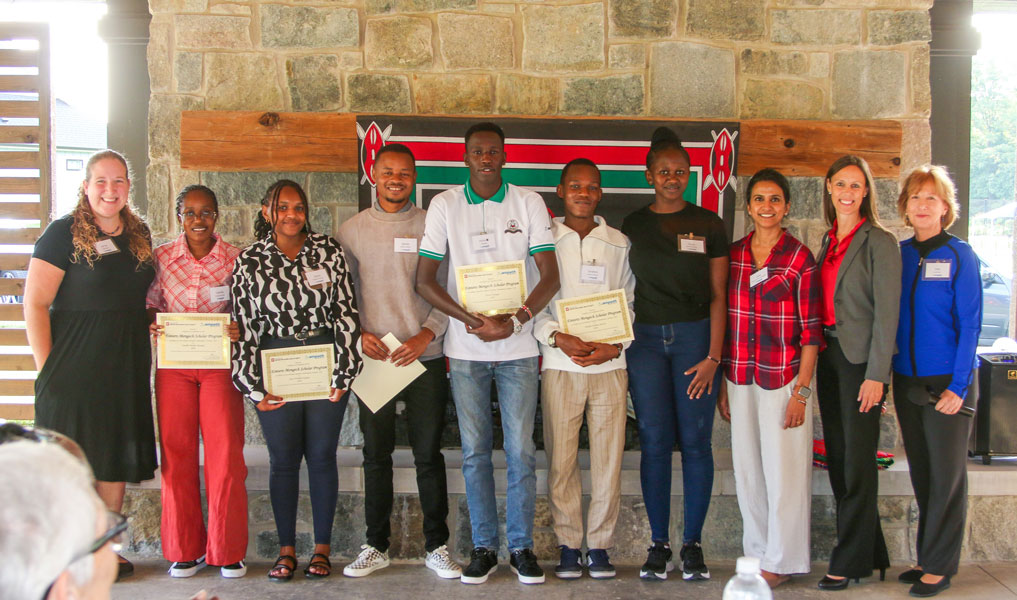 IUnursing's tweet photo. Moi University students Victor Kiplagat and Olivia Watta spent a whirlwind six weeks at #IUSON earlier this academic year as part of the first bilateral student exchange between the two universities. Read more: https://t.co/P1bSiphIpv https://t.co/xvhoFhk3ed