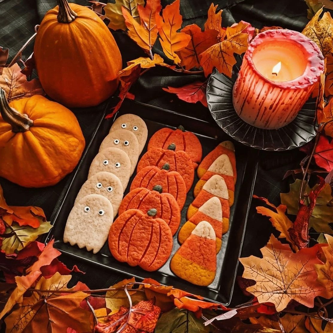 _pumpkinwitch's tweet photo. Spooky season aesthetic is so comfortable 🍁🧡 https://t.co/EJQuVGvH6i