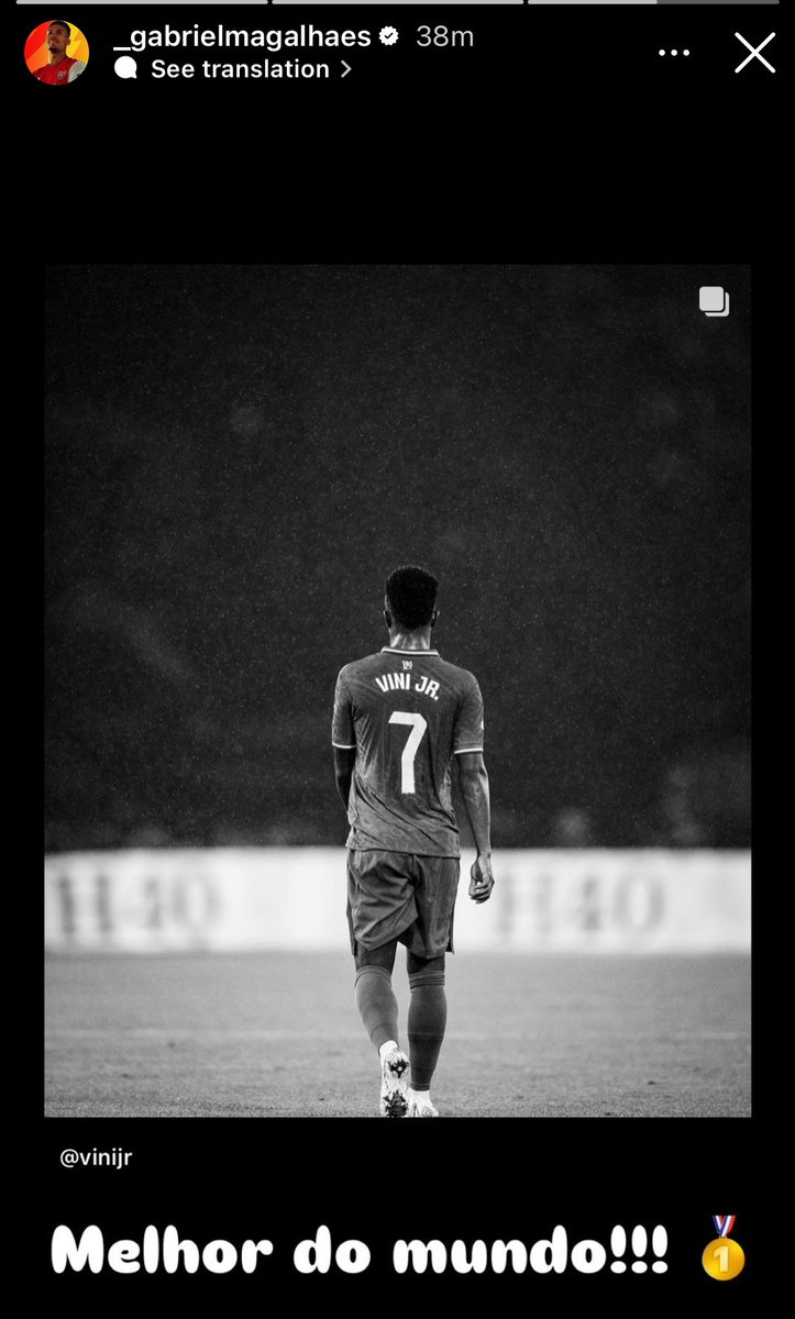 theMadridZone's tweet photo. 🇧🇷 Gabriel Magalhães on IG: “Best in the World” https://t.co/THQXg4dkPw