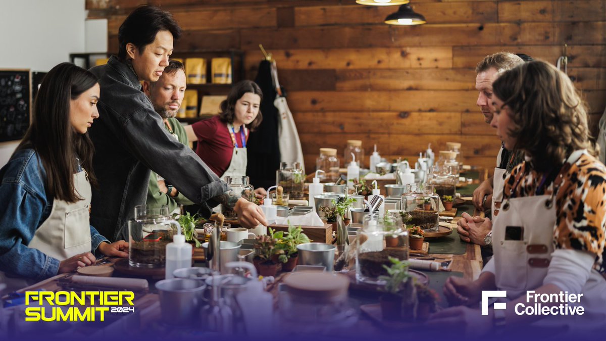 FrontierBC's tweet image. Day 3 of #FrontierSummit2024 wrapped up at @vanaqua with talks on biotech, creativity in AI, and innovation through failure. We celebrated with rooftop tapas, music, and cocktails, closing out three days full of connection and inspiration. Thanks to everyone for joining us! 🌍