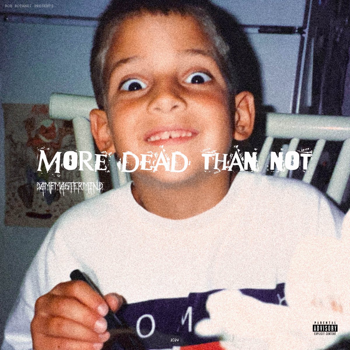 daMFmastermind's tweet photo. 🪦⚰️💀💽
More Dead Than Not (LP) 
Released : 10/28/24
Running Time : 30 min 
•
Produced, Performed
Written, Recorded
Mixed, Mastered
Composed &amp; Arranged
by Rob “daMFmastermind” Rotandi
•
Album Art Design &amp; Visual Edits 
by Rob “daMFmastermind” Rotandi
•
https://t.co/pGUf9Rtcts https://t.co/UycKK8oyO9