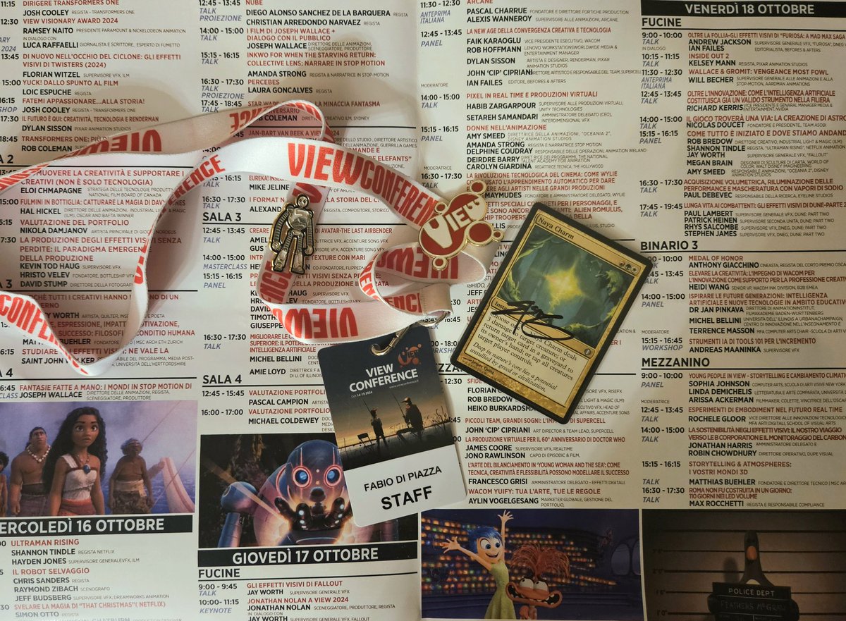 fabiodizz's tweet photo. This edition was a blast! Thank you @to_megutierrez for making it possible and for believing in me, thank you to all the speakers who gave incredible talks and thank you to the beautiful team! #viewconference2024 #AlienRomulus  #InsideOut2 #moana2 #TheWildRobot #animation #cgi https://t.co/vmcLaseGbC