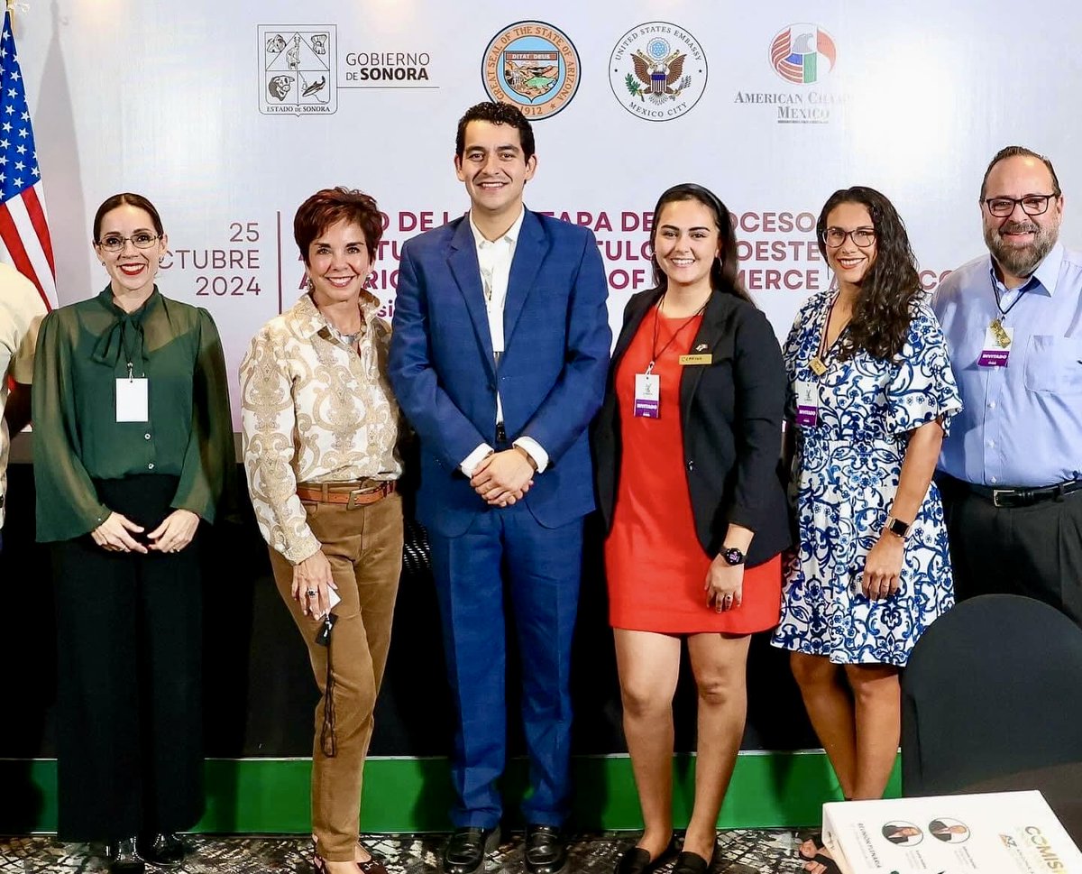 It was great to connect with leaders from both sides of the border to continue strengthening partnerships during the 2024 AZ-MX Commission plenary summit in Hermosillo, Sonora 🇺🇸🇲🇽