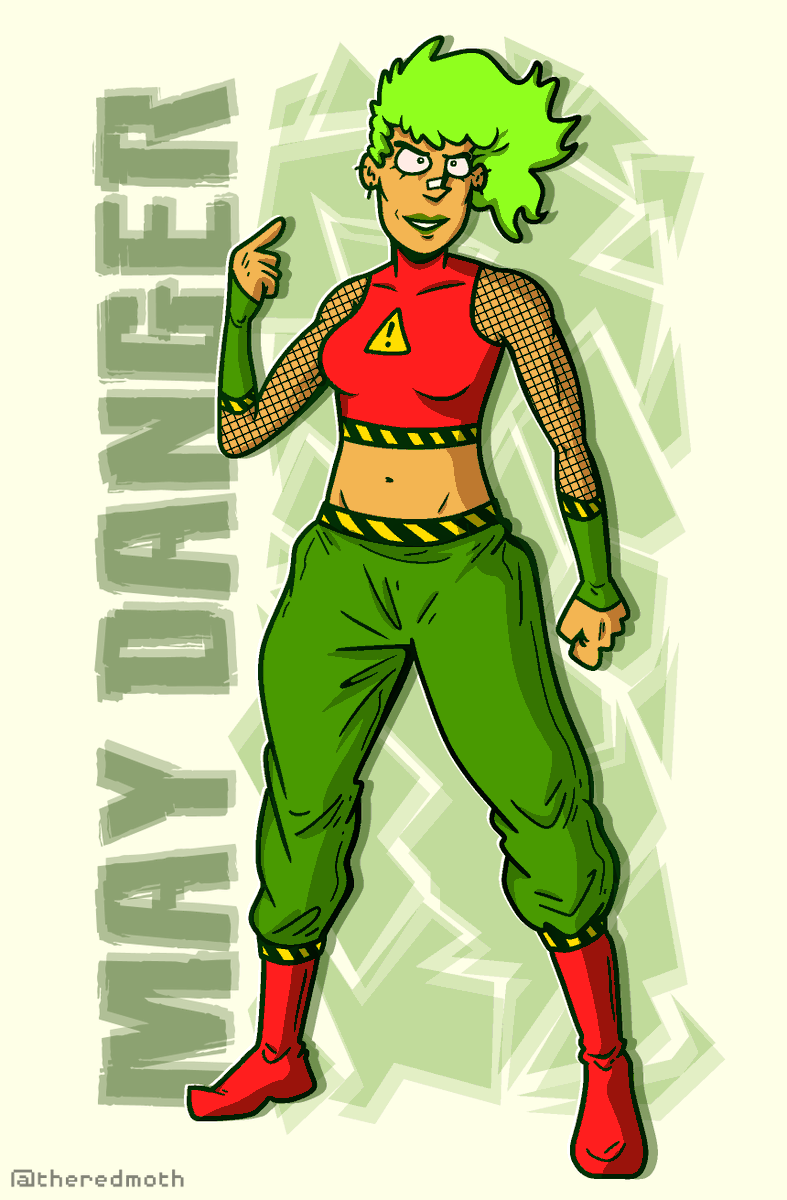 MAY DANGER:
The Reckless Rapscallion of the Ring!